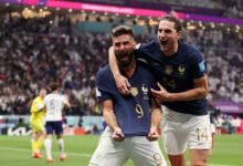 England 1 -2 France