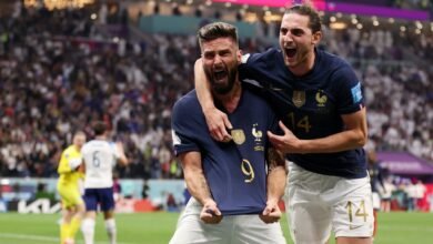 England 1 -2 France