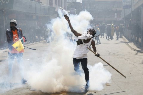 Kenya protesters