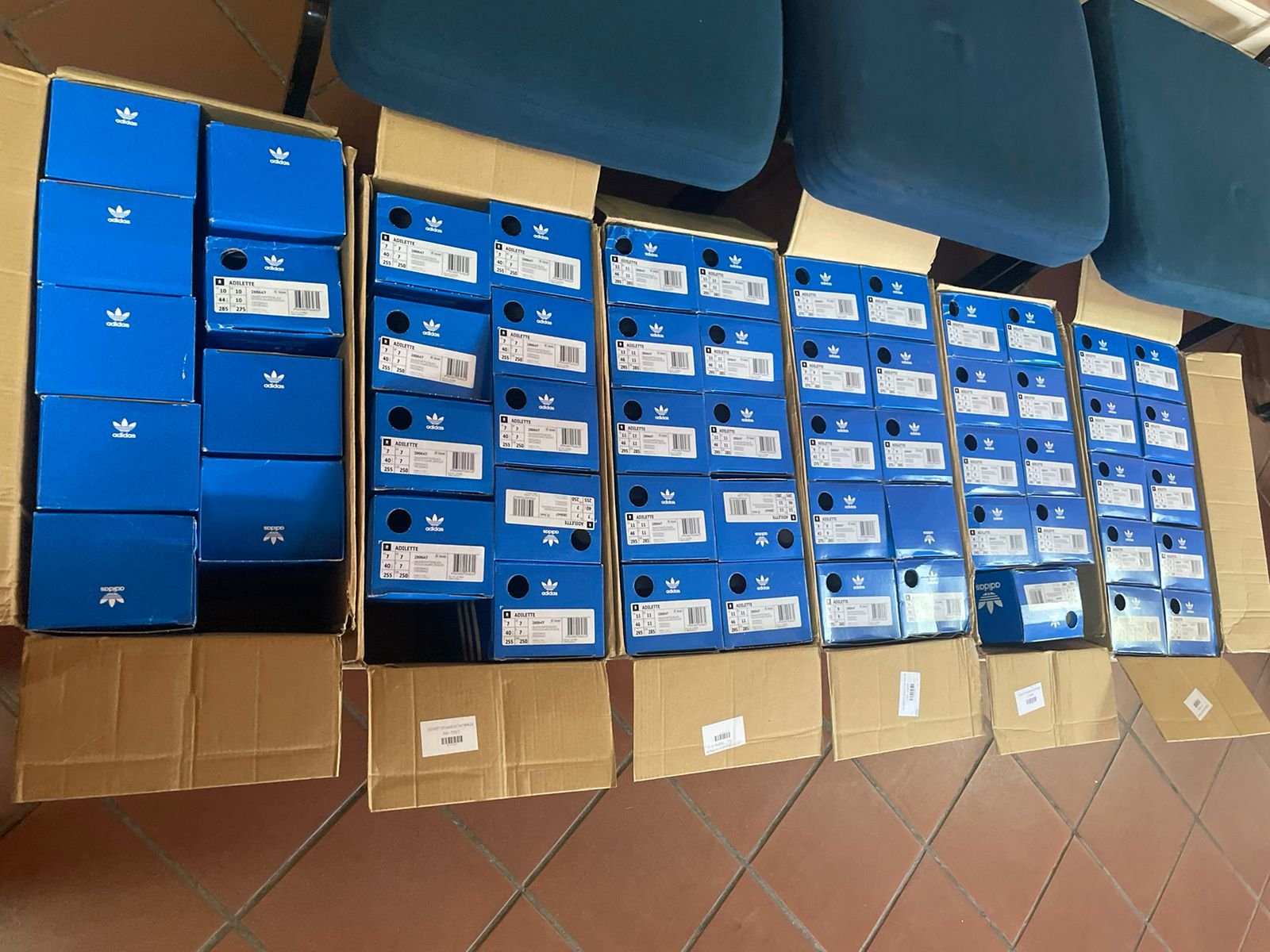 Adidas shoes recovered in Musina supermarket after delivery truck hijacked in Gauteng