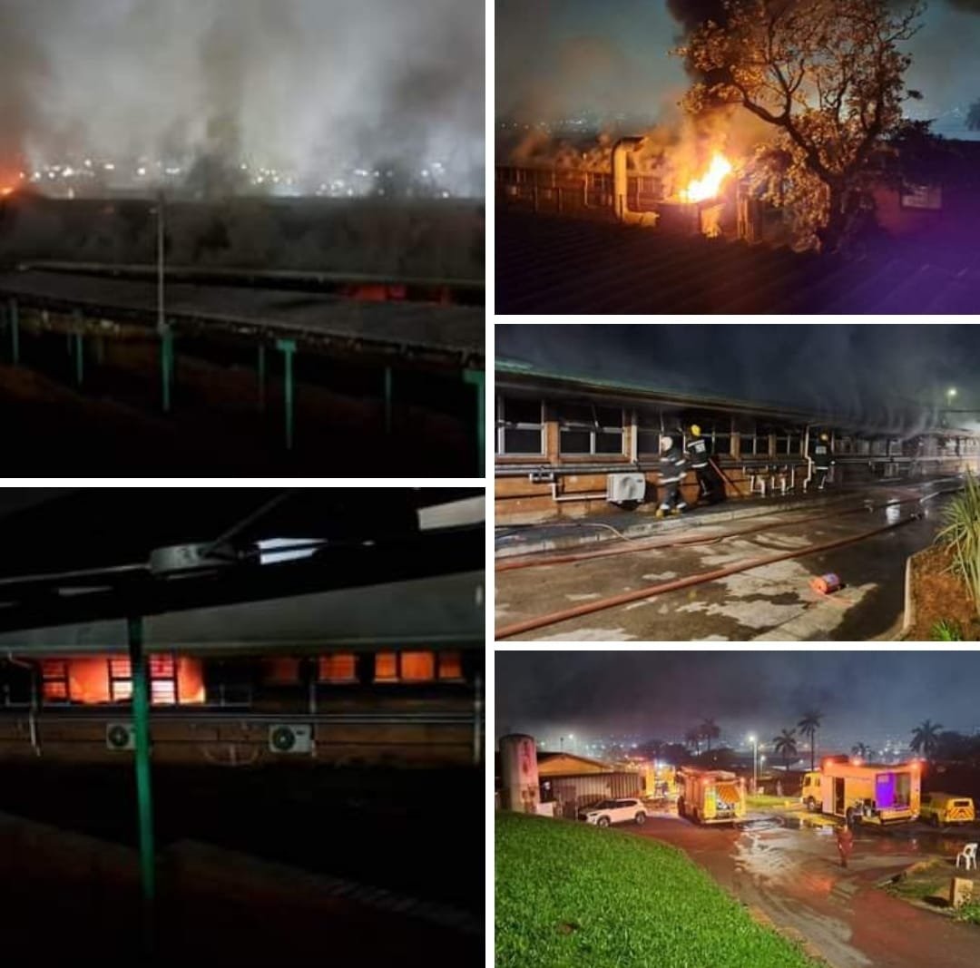 Fire at Clairwood Hospital