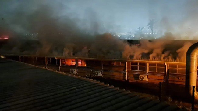 Fire at Clairwood Hospital