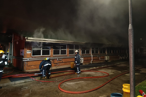 Fire at Clairwood Hospital