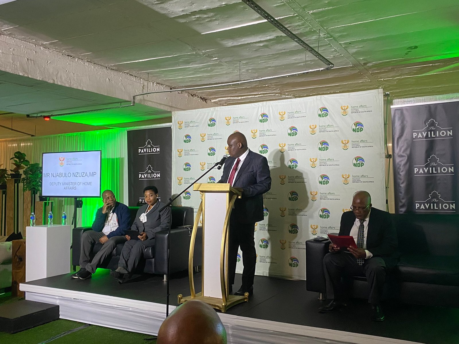 Home Affairs' Njabulo Nzuza