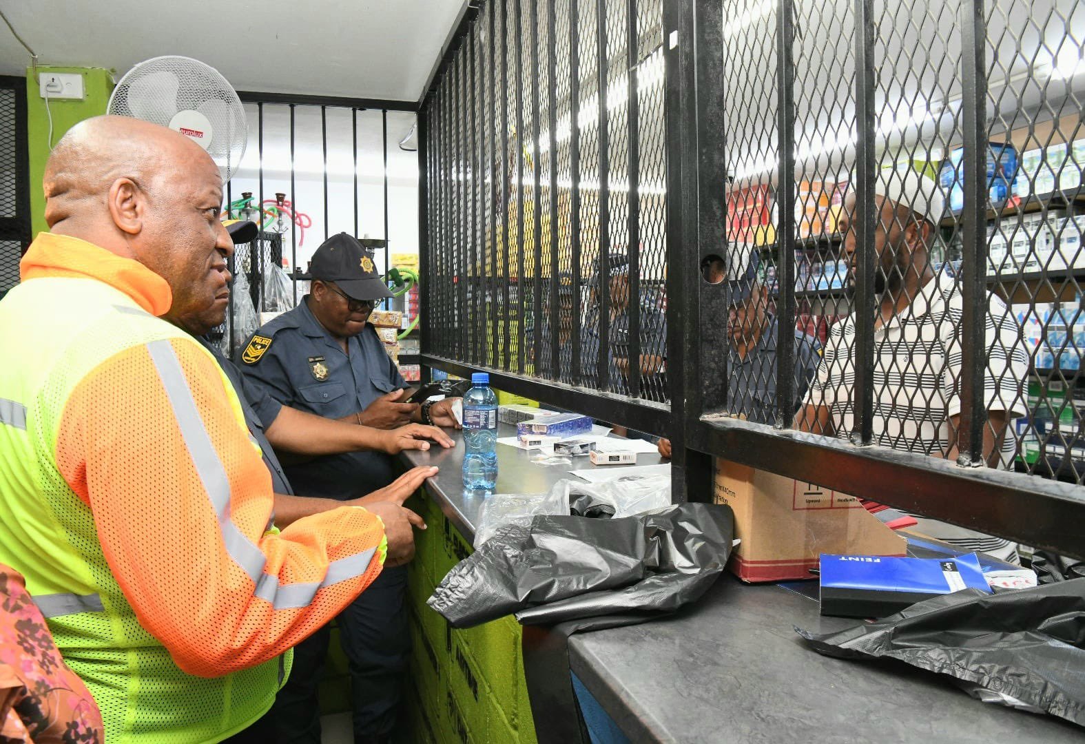 Police arrest 36 foreign nationals after several raids at stores across Durban