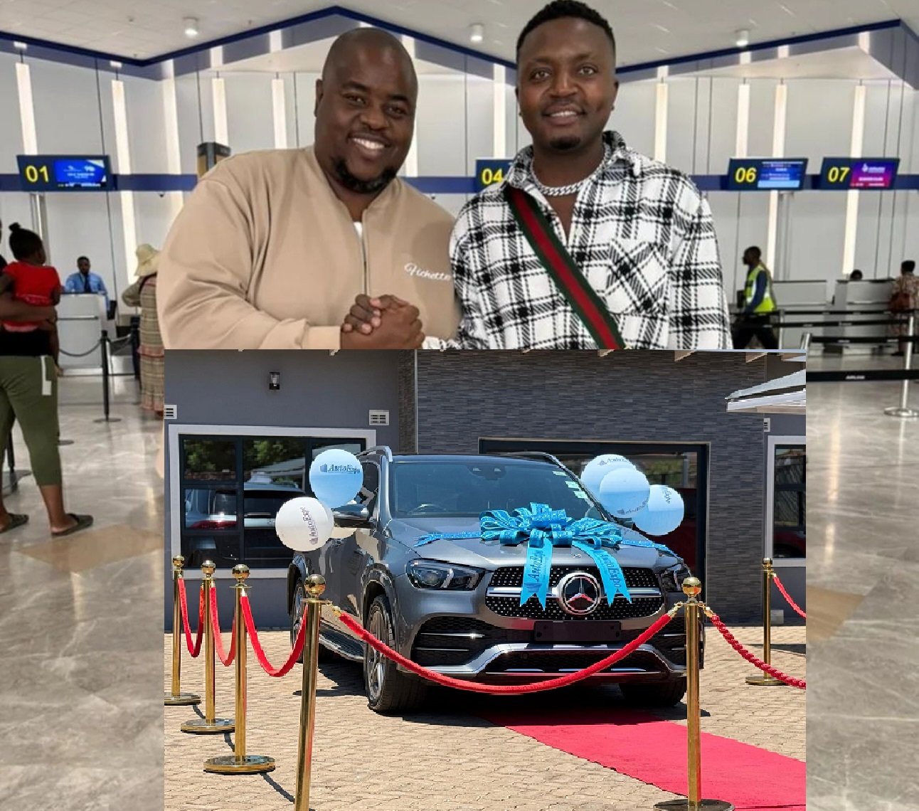 Sir Wicknell Chivayo gifts Killer T a luxury Mercedes-Benz in grand gesture Sir Wicknell Chivayo gifts Killer T a luxury Mercedes-Benz in grand gesture