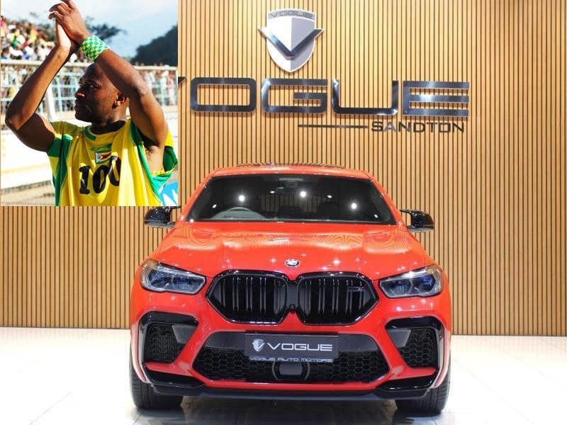 Sir Wicknell Chivayo honors soccer legend Peter Ndlovu with a luxury BMW Sir Wicknell Chivayo honors soccer legend Peter Ndlovu with a luxury BMW
