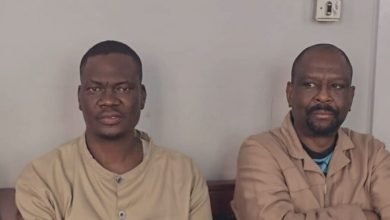 Moses Mpofu and Mike Chimombe