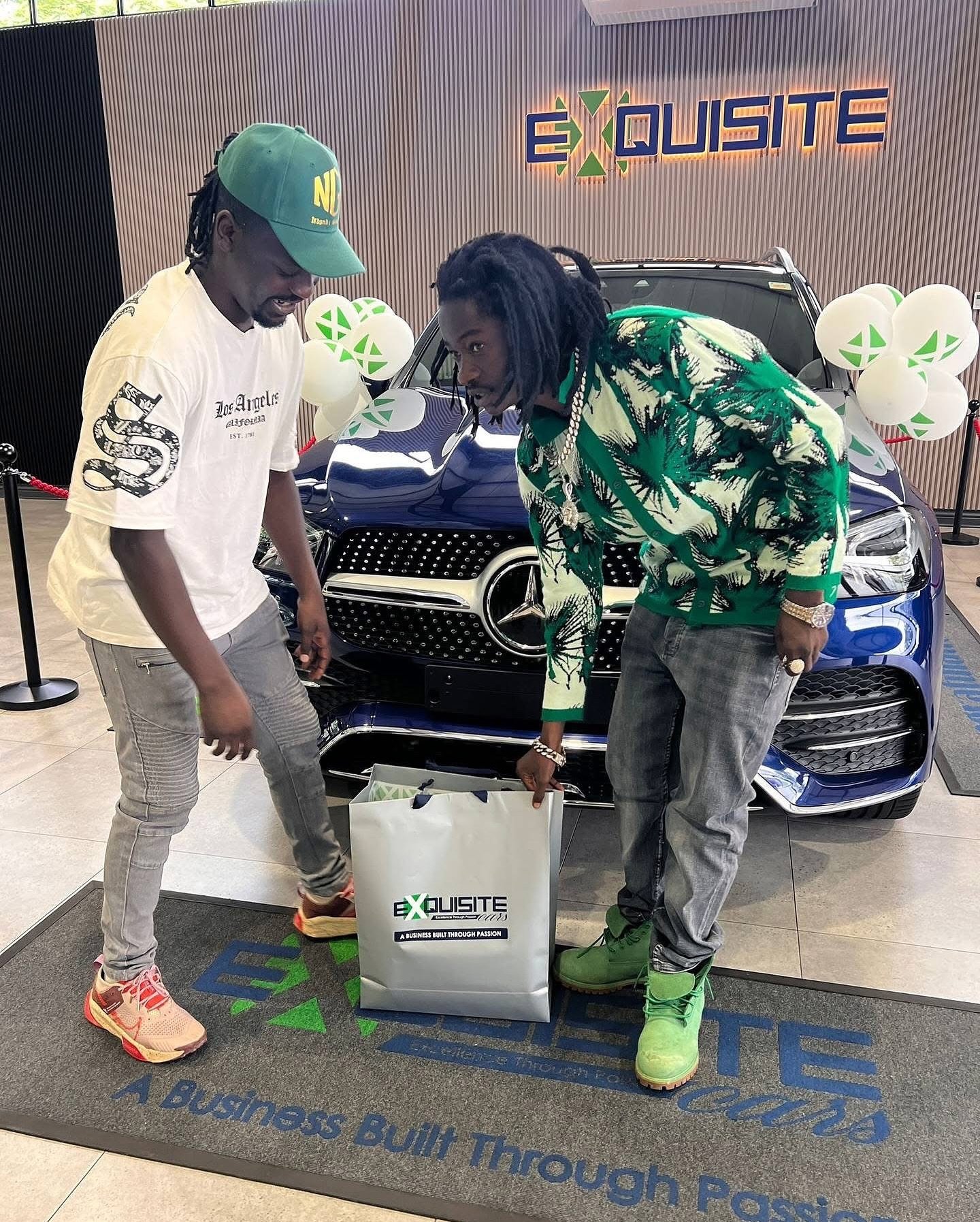 Sir Wicknell Chivayo gifts Mercedes-Benz GLE350d 4Matic to Tocky Vibes