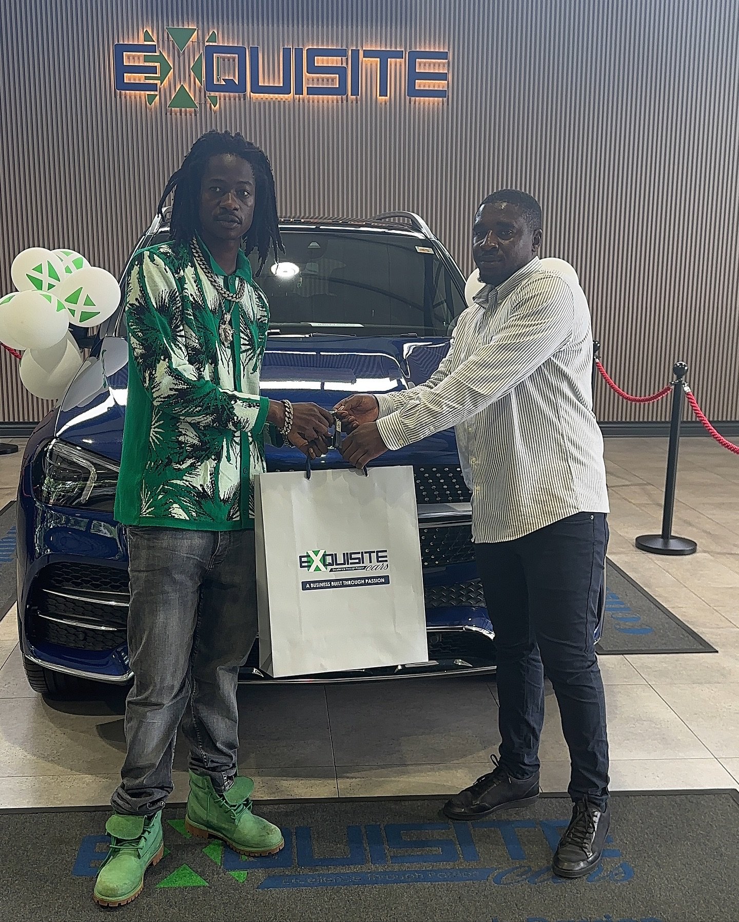 Sir Wicknell Chivayo gifts Mercedes-Benz GLE350d 4Matic to Tocky Vibes